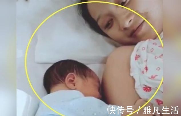 举动|剖腹产妈妈第一次看到宝宝，宝宝居然有这样的举动，真的太感动了