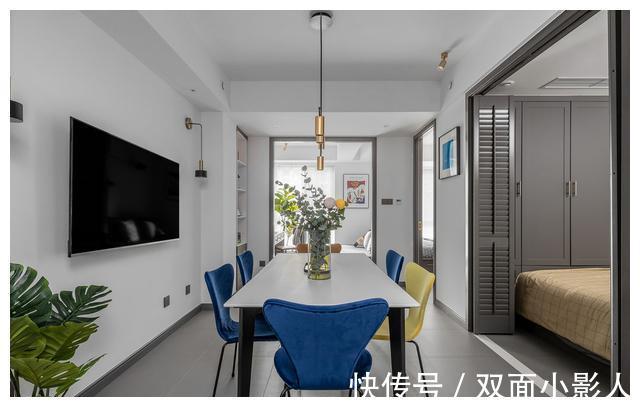 质感|爆改48㎡老破学区房，大餐厅、三个卧室、阳光书房，质感超级赞！