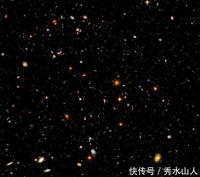拍摄 哈勃超深场图像由哈勃太空望远镜拍摄，那这个图像到底有多大呢？
