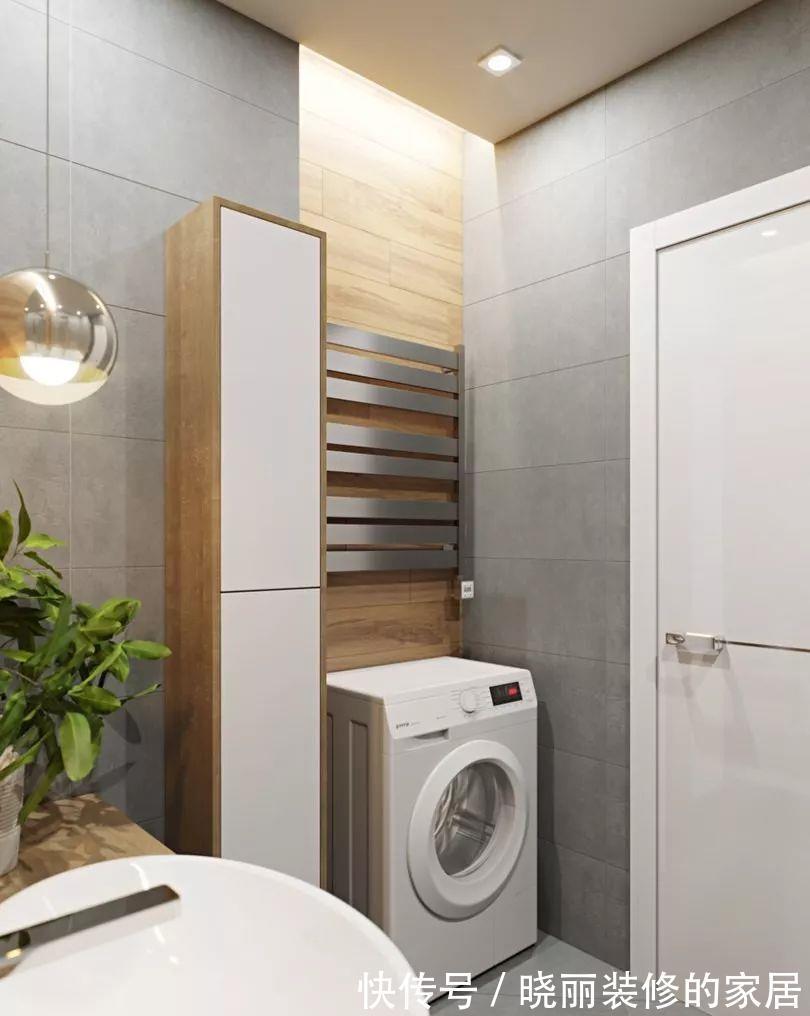 卫生间|5㎡的卫生间怎么放洗衣机?看完就知道了!