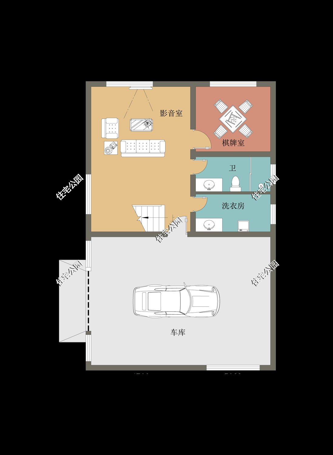 平面|农村盖房就在这10套里选一套,颜值高还实用,尤其第7套特别亮