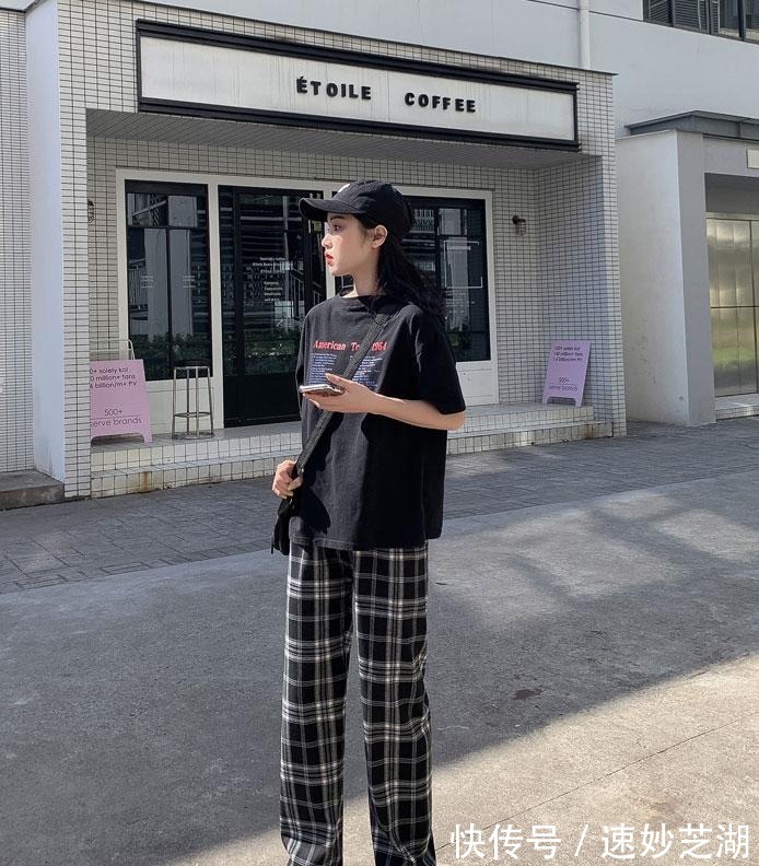 睡裤|睡裤风的真香现场,打造夏日慵懒造型,好看又舒适