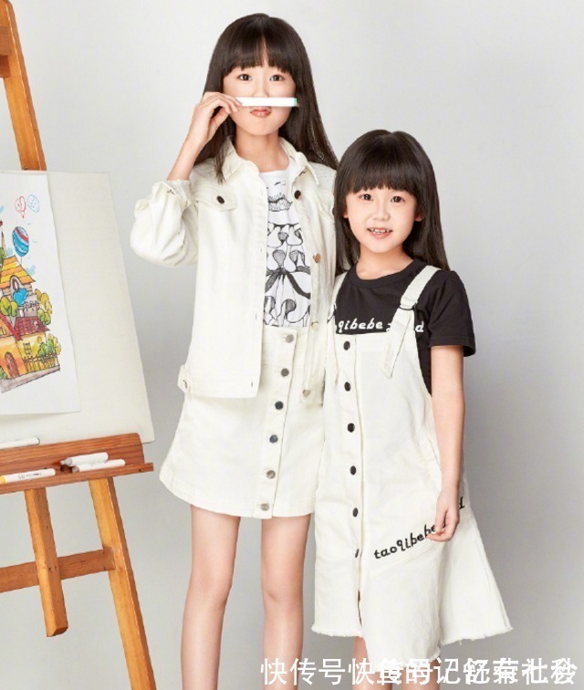 星二代|陆毅大女儿“筷子腿”抢镜,但妹妹近照曝光,才知啥叫“漫画脸”