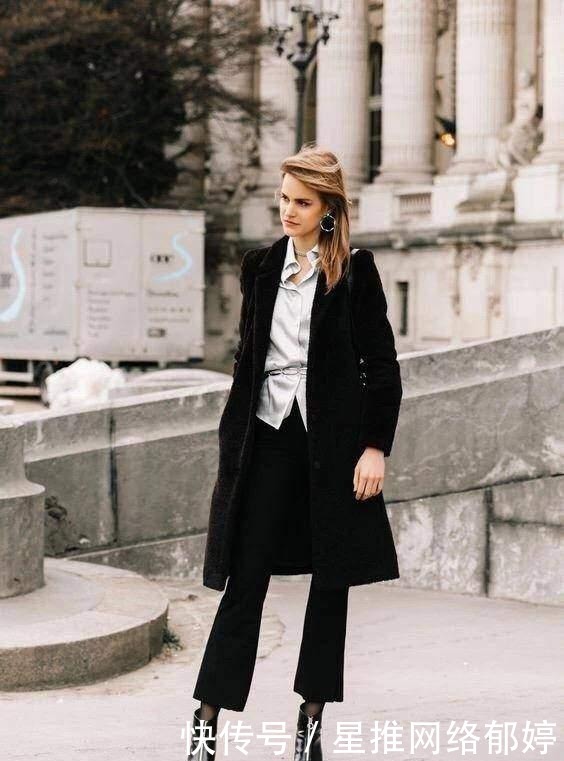 冬天|聪明女人冬天都很少露脚踝,用九分裤搭配短靴,显瘦显高还不挑人