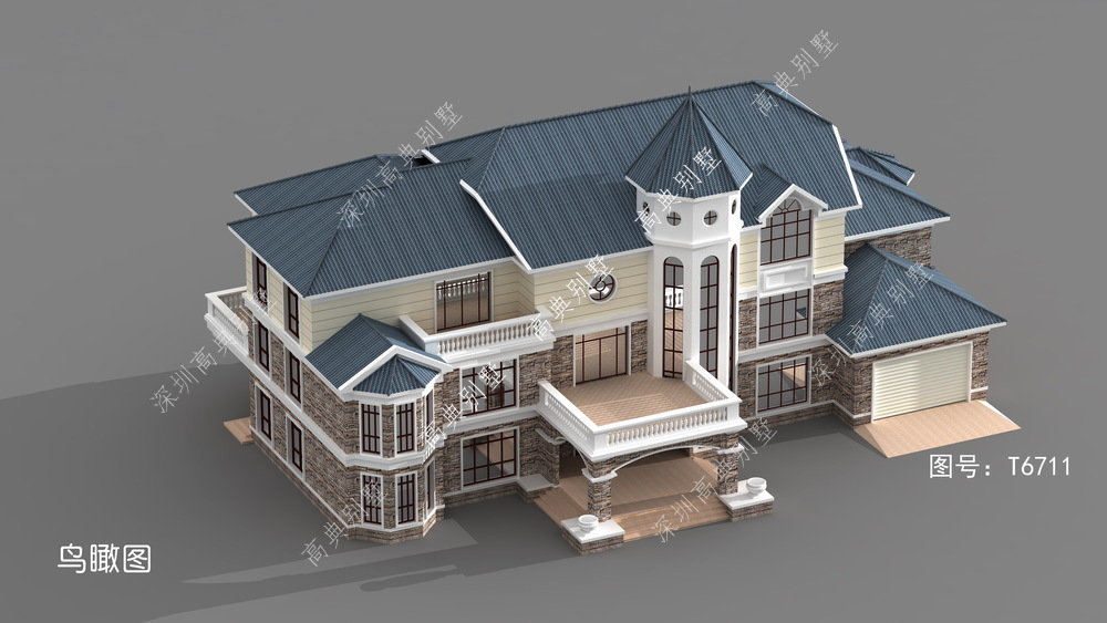 别墅|洋气的简欧别墅设计,不仅高颜值,而且成本经济。