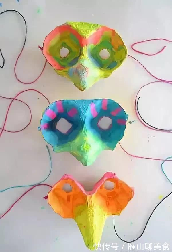 当妈妈“被迫”学会各种手工后,她就连蛋托都不放过了