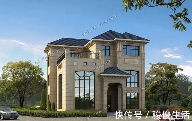 车库|6款三层农村别墅，带车库30万起，回乡建房有面子有里子