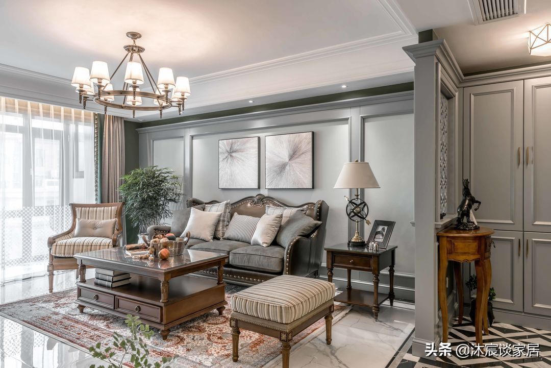 美式|她不要“网红”风格,新家装成经典美式风,随处可见的优雅与浪漫