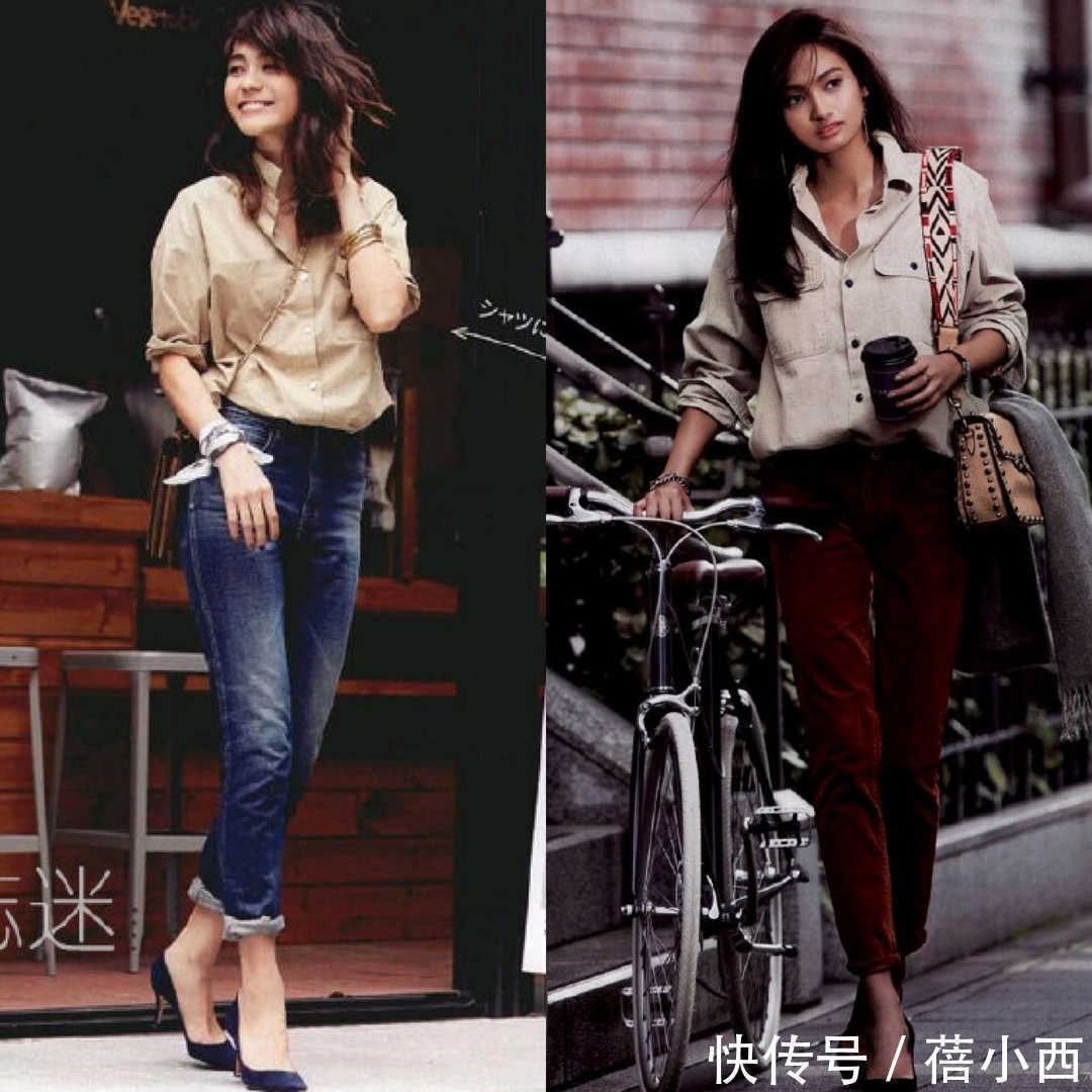 西部牛仔|日本女人真会穿,阔腿裤、吸烟裤、牛仔裤都穿得那么优雅,太厉害