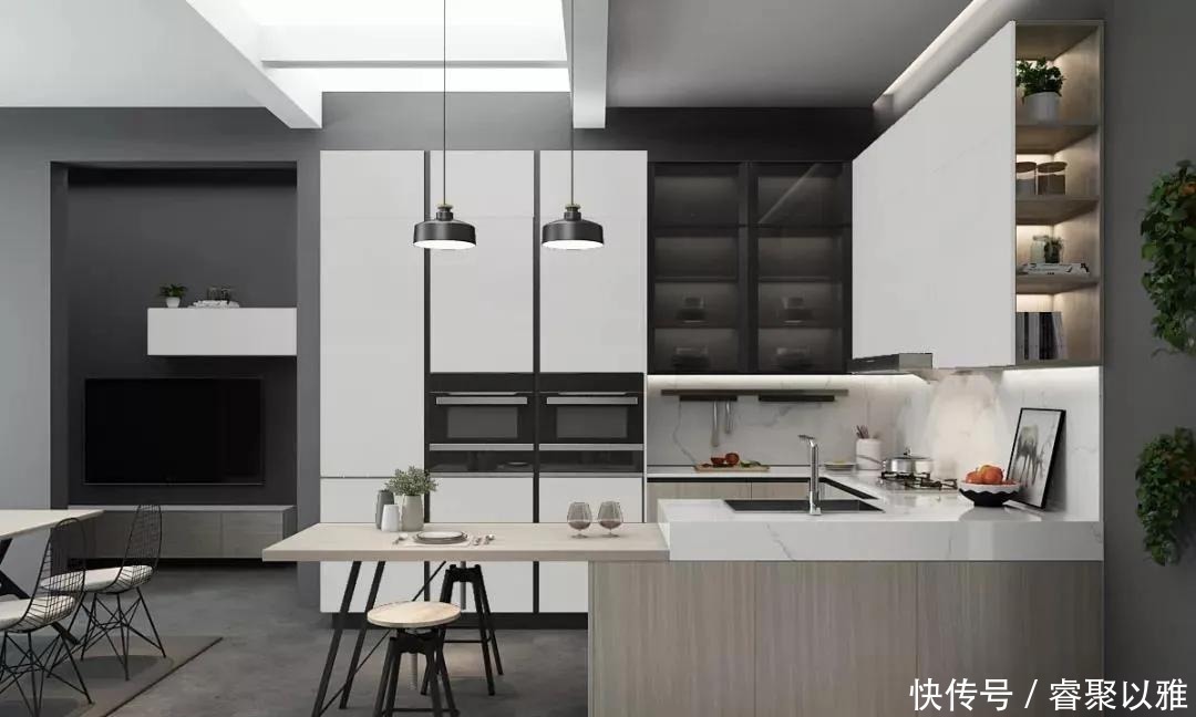 ps|看上去一尘不染的厨房,大家都用了这几种配色~