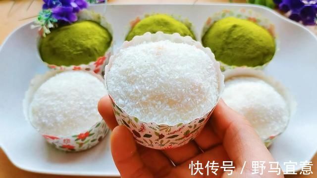 白心|摆摊小吃糯米果来了，软糯香甜，放三天都不会硬，制作简单