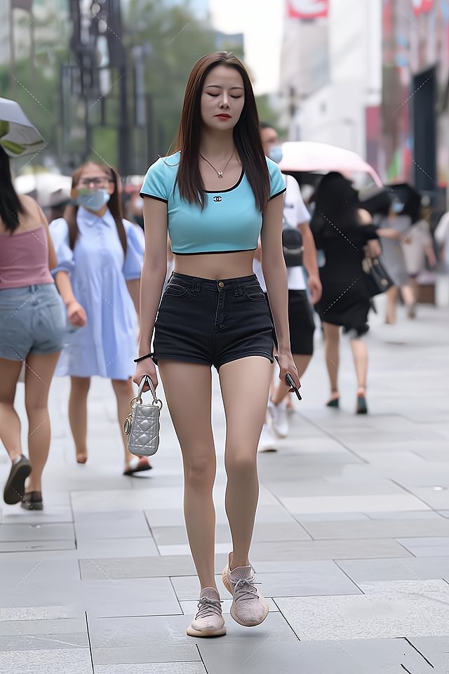 短款的穿搭今年很流行,既修饰身材又显露身材!