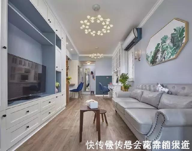 柜子|70平米小户型，全屋简洁清爽又雅致，到处都打满了柜子，储物超强