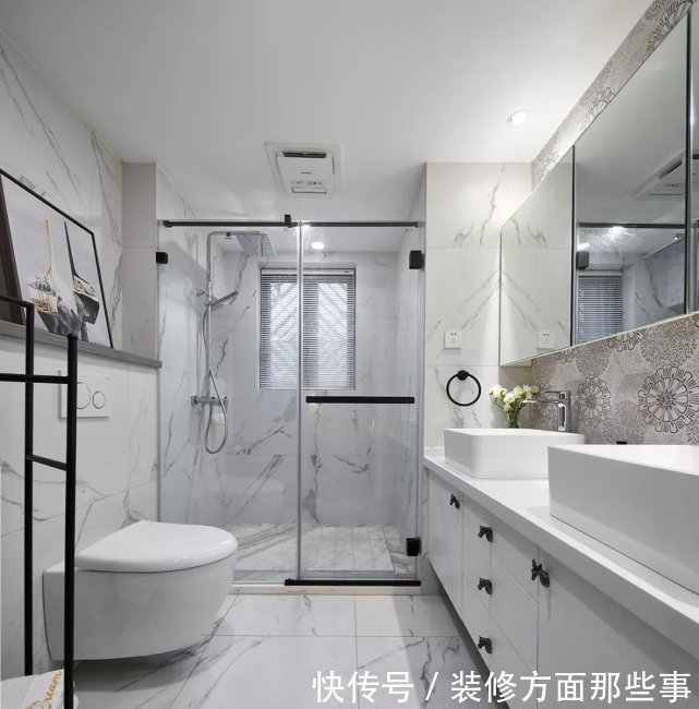 装修风格|100平现代简约风三居室,清新不失活力,优雅中带着精致