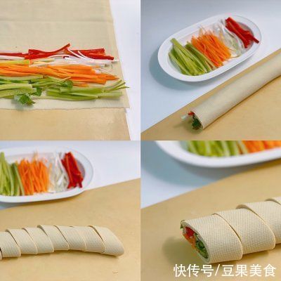 这样的年夜菜｜京酱肉丝千张蔬菜卷你能吃多少？