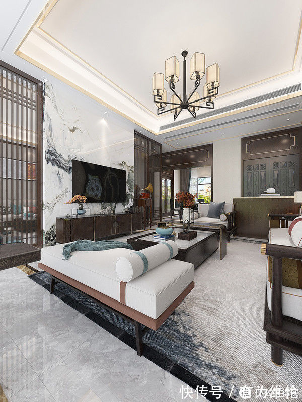 中式风格|坚持把200㎡新房,装中式风格,原以为很古板,不料很儒雅,爱上了