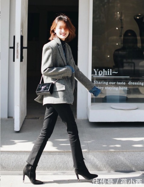 下半身|时髦的小个子女生今年都穿尖头鞋,精致大方还耐看,瞬间显高10cm