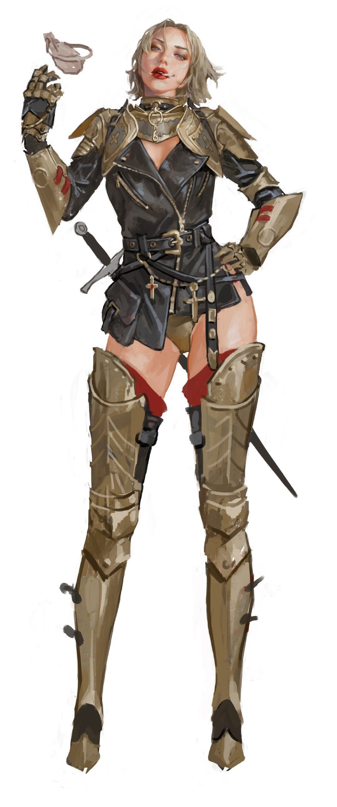 混搭风@潮流中世纪元素混搭风,细腻精美魔幻的角色设定