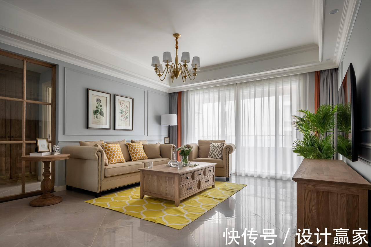 卫生间|120㎡原木自然风，经典美式贯穿其中，精致优雅大气