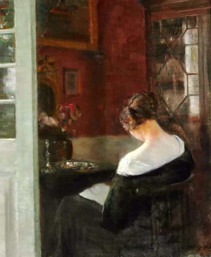 画家|读书的女人最美丽，那一刻全世界都安静了