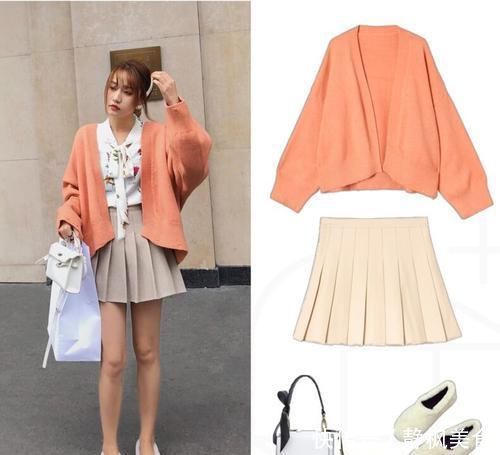 春季的穿搭里少不了舒适百搭的针织开衫，轻松打造简约洋气日系风