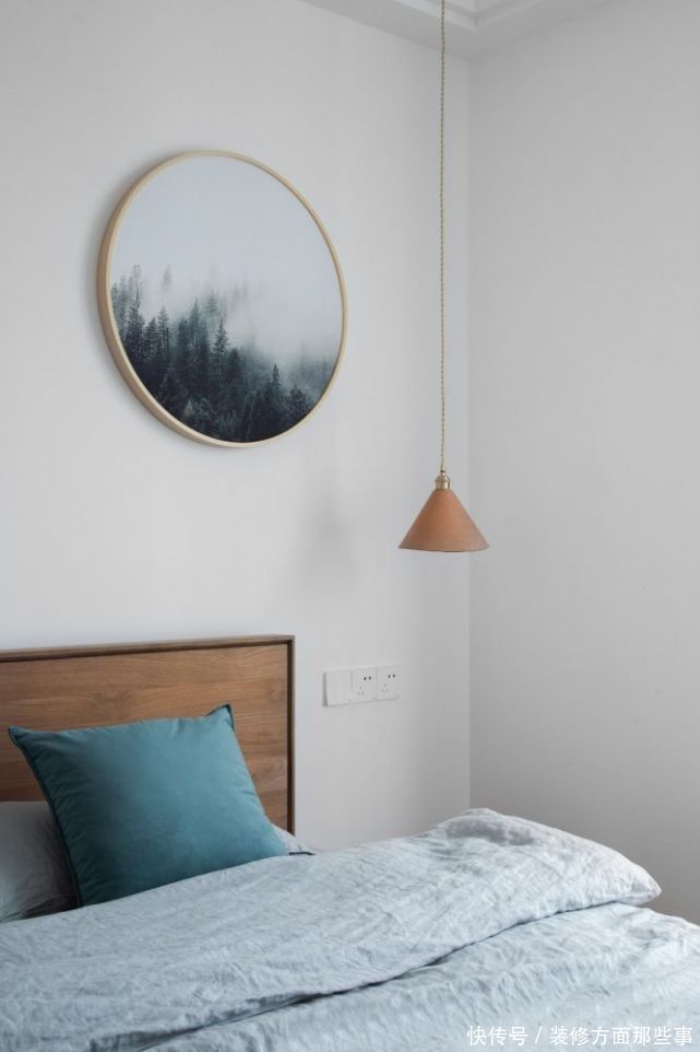 装饰画|120㎡北欧风三居室,客厅电视墙连接吧台,时尚又创意十足!