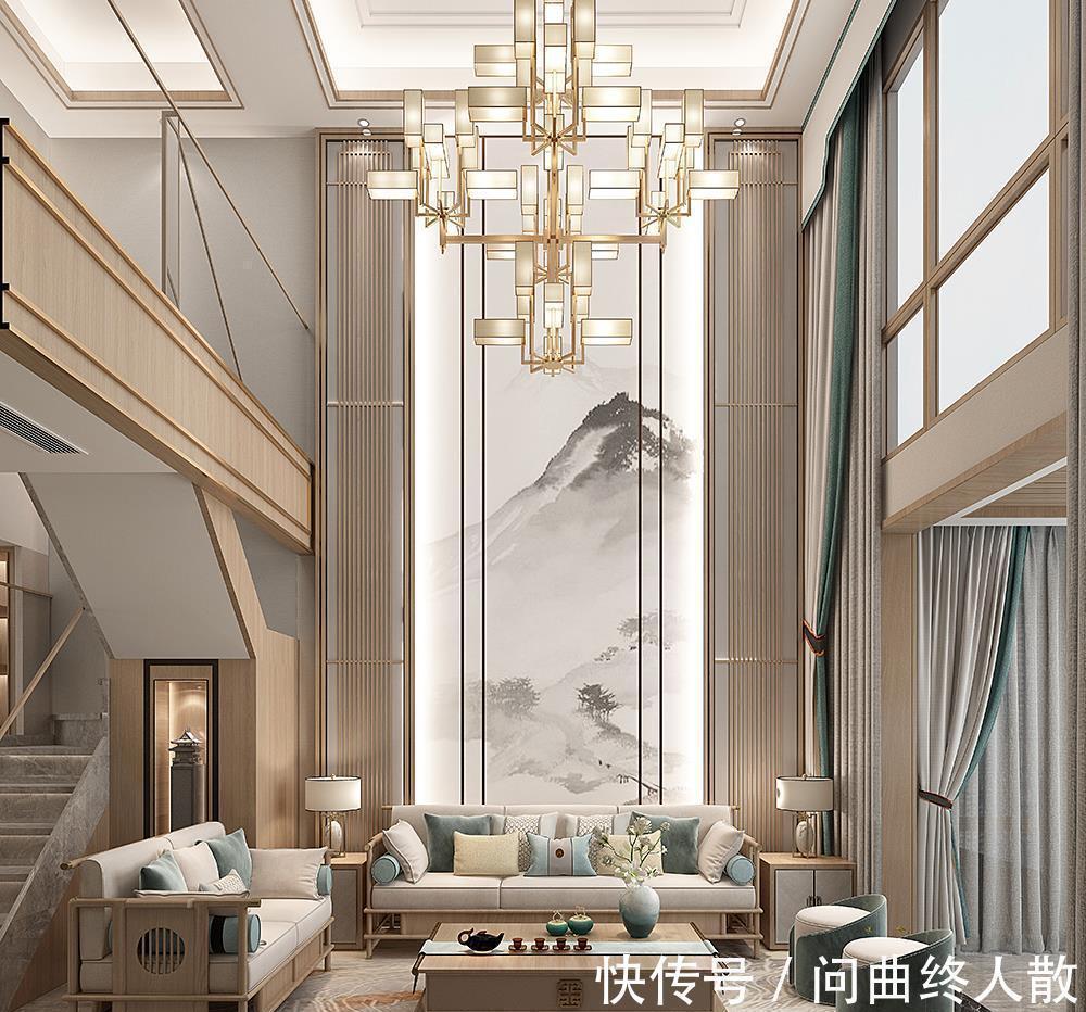 阳台|发现一户很有品味的中式样板房,两层复式楼,格局好,装修很高级