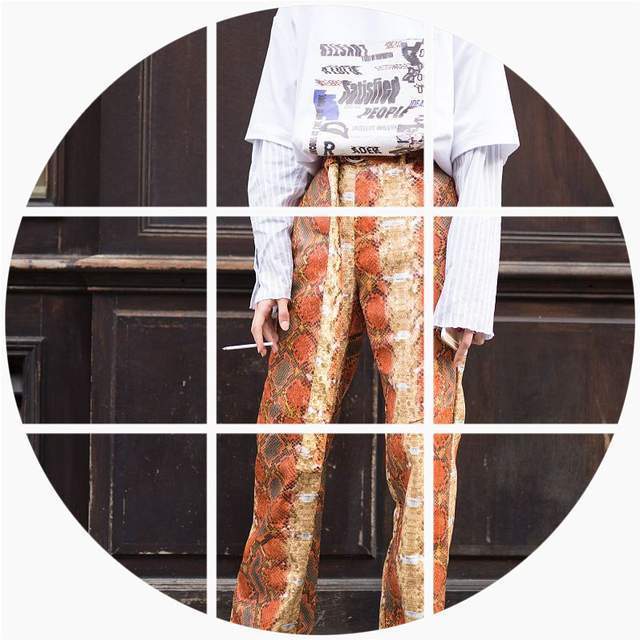 女生|最近流行“显瘦穿搭”, 叫宽松皮裤搭配法, 欧美街头女生也在穿