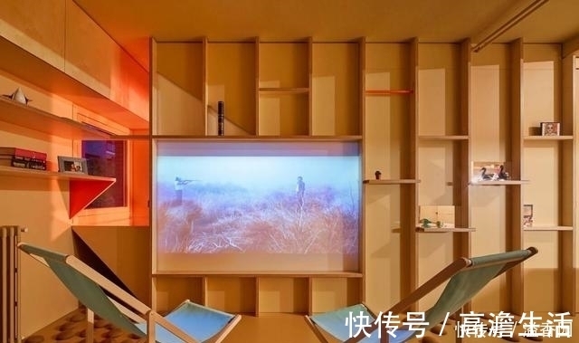 客厅|35平实在太小!客厅沙发都放不了,层高也不够,还好能装成2室1厅