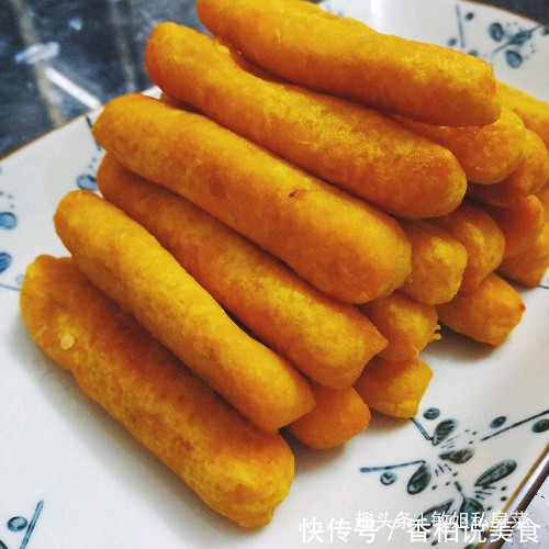 红薯不做煎饼,教你不放面粉如此做,外脆里软,一周吃5次不会腻