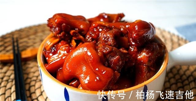 炒锅|猪蹄炖到脱骨烂,我只用45分钟,看步骤毫不夸张,好吃有窍门!