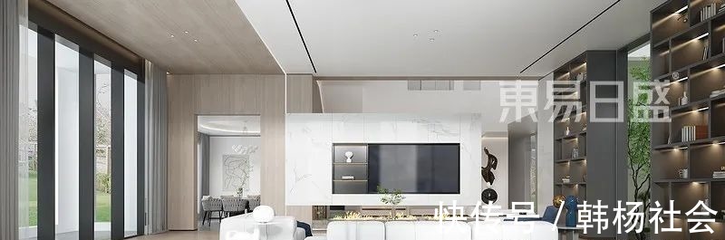 极简风|750㎡极简风别墅设计,日子不紧不慢,生活不急不躁