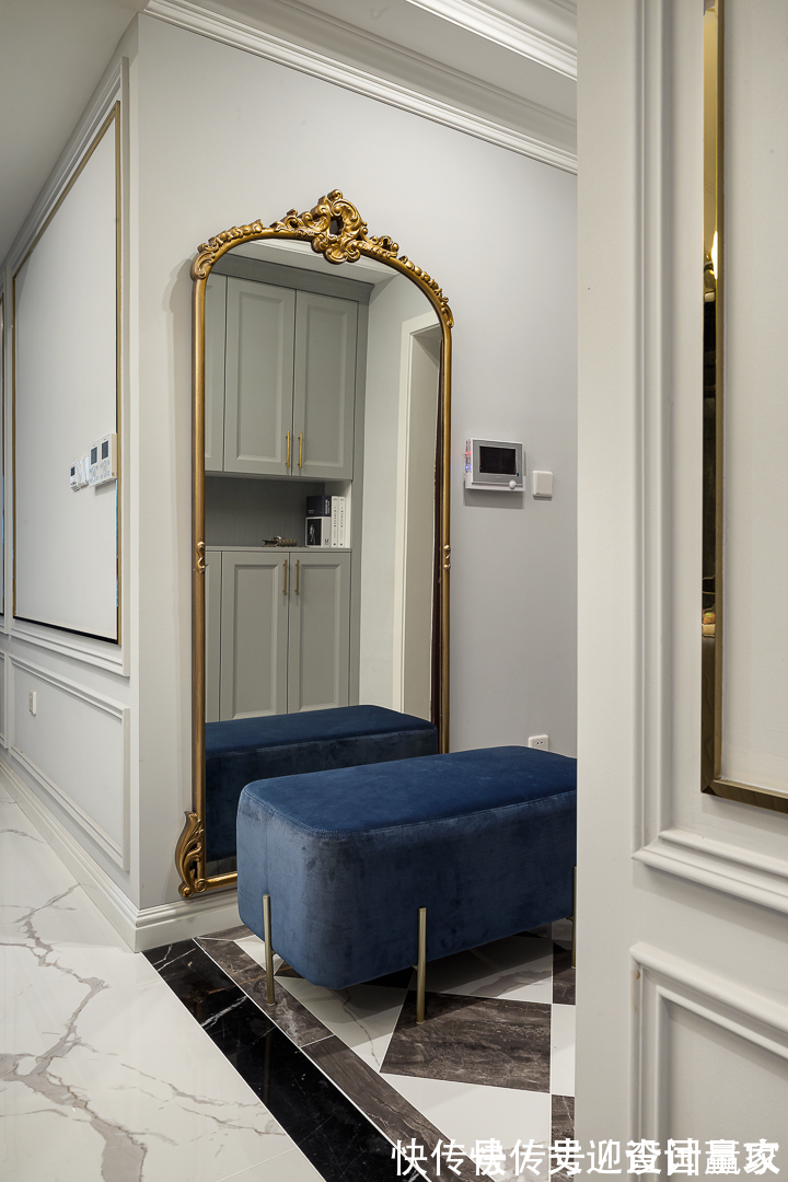 四居|130㎡轻奢四居,融入美式的沉稳庄重,打造温柔的质感生活