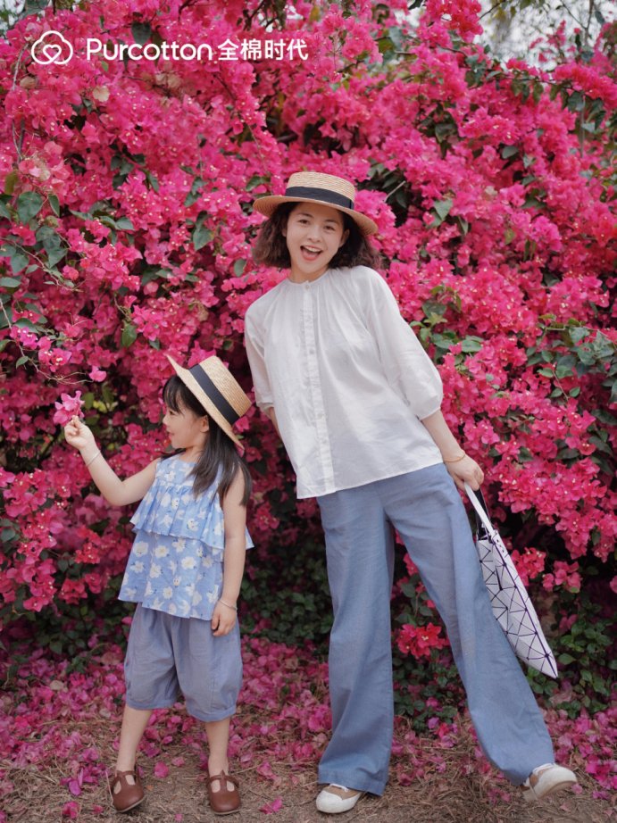 夏意|全棉时代夏装系列 演绎亲子出行穿搭