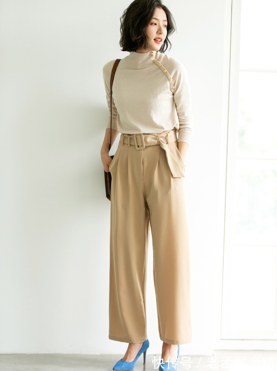 螺纹|简约的态度,知性的魅力,一款非常有女人味的针织衫