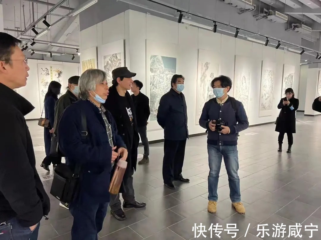 美术馆$湖北首届中国画写意作品咸宁巡展暨市州美术馆联盟成立