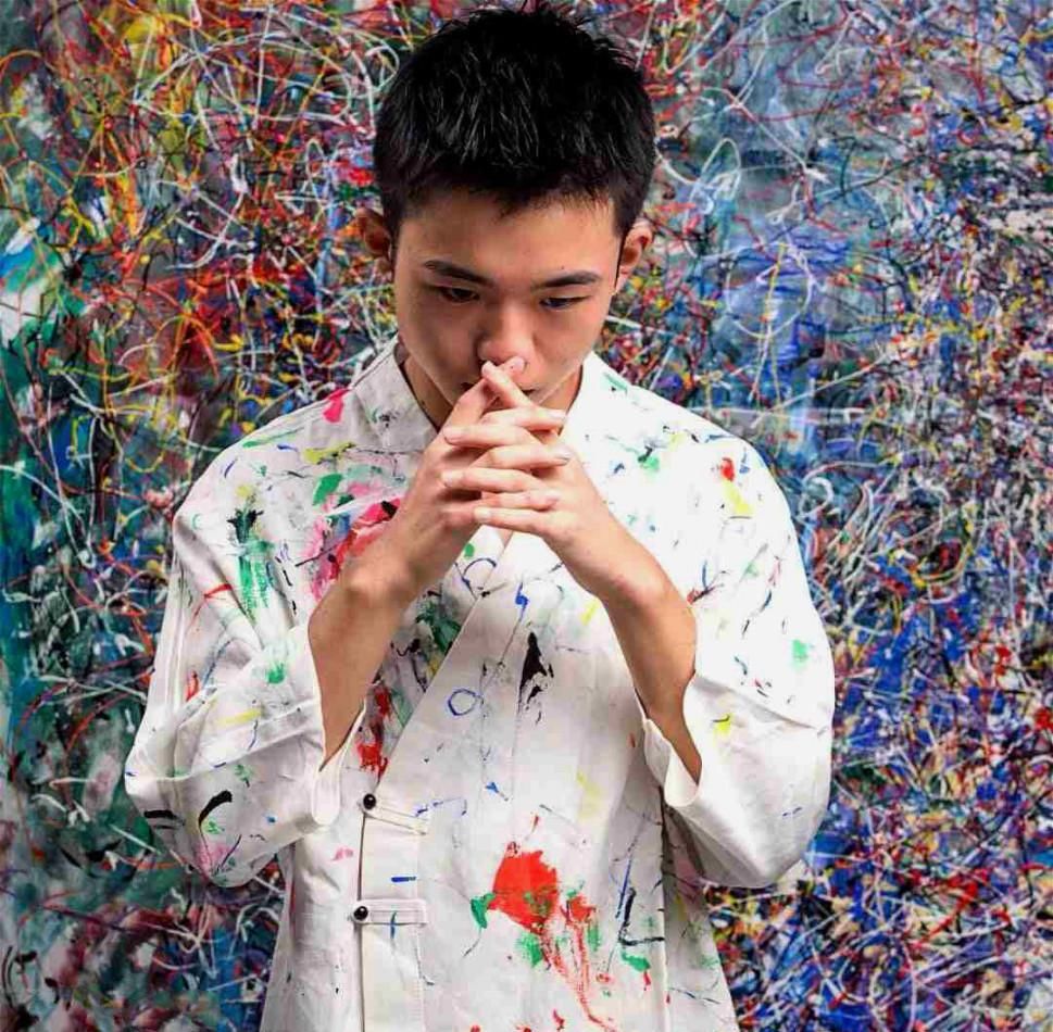  画家|21岁画家隐居古寺30天，画了一组画在国外卖3385万，却没人能看懂