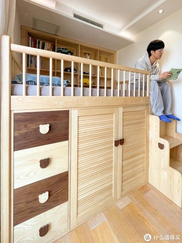 城堡|7.3平一体设计城堡儿童房,美出圈啦!别担心,长大还可拆开用