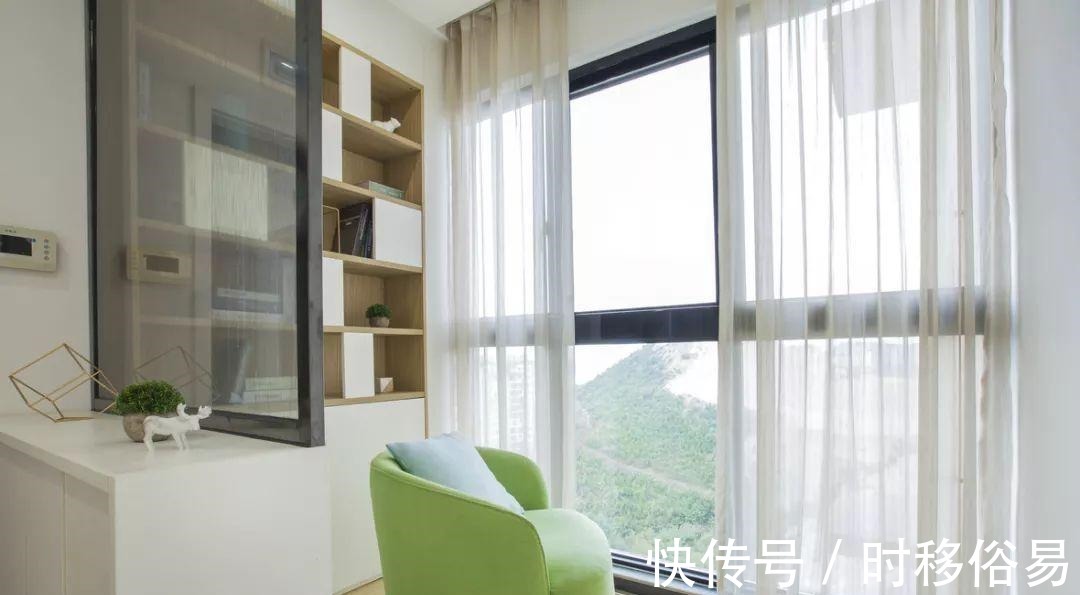 金边虎尾兰|105平简约的北欧风,橙色系很活力的装修,喜欢简单温馨的家