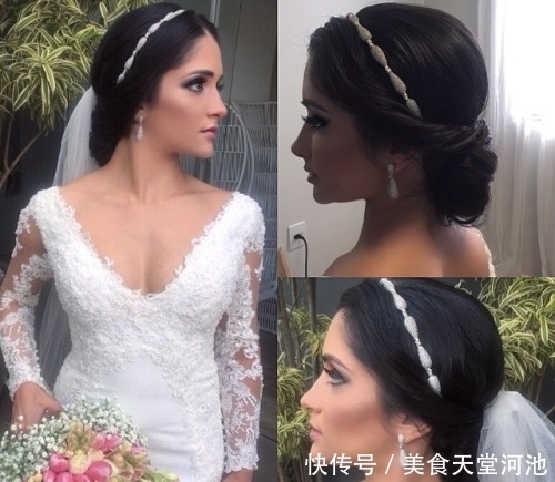 2021结婚季！33个优雅新娘的别致婚礼发型