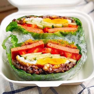 电饭煲|蔬菜三明治