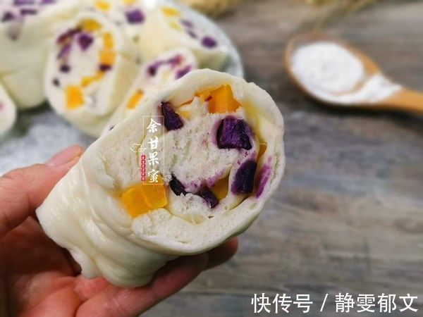 薯类|学会这面食,早餐轻松做,比包子简单,不用加糖也甜美,好棒
