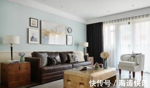 空间|参观了他的100㎡新家,才懂美式风多好看,入户后,处处高级感