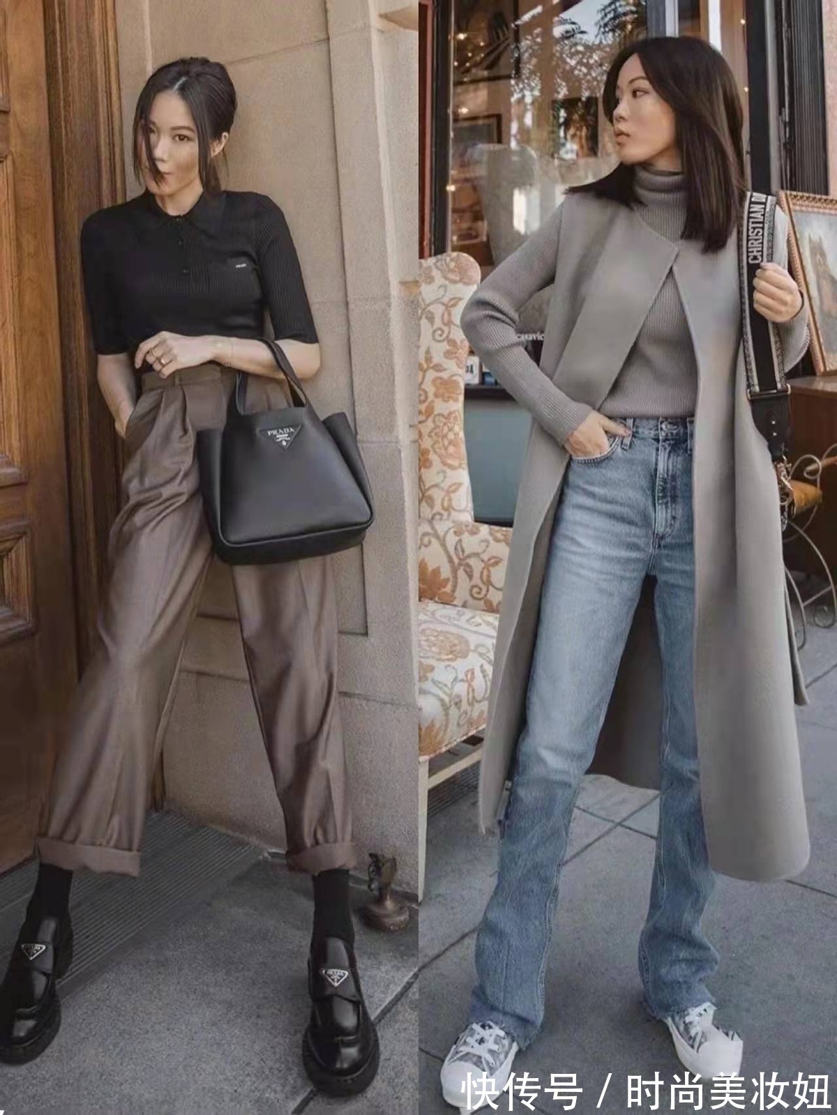 大长腿 真正有品味的女人,穿衣从不超过3种颜色,越简约越显气质