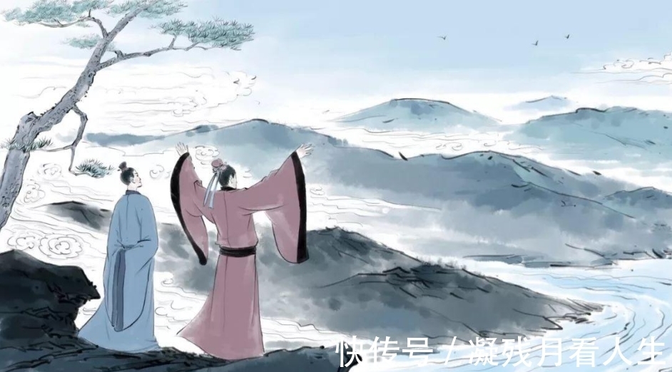 山山唯落晖#他是唐朝第一个诗人,因一首《野望》名流千古,你读过吗?