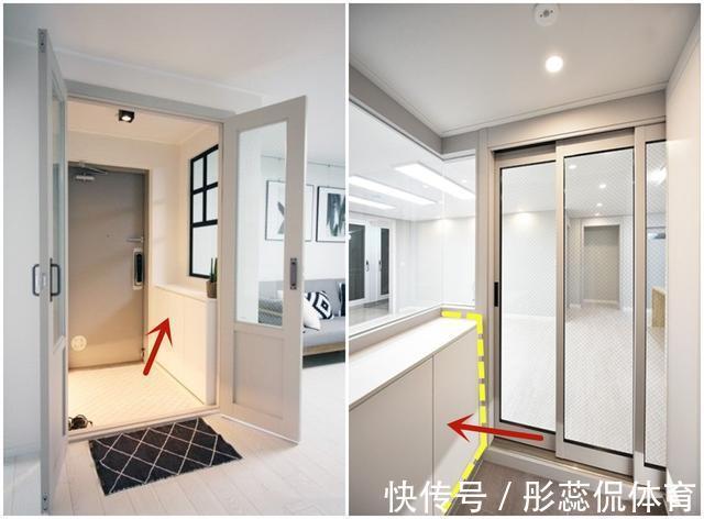 小房间|没玄关没隐私，围着入户门搭建小房间，只花了1㎡就收获4大好处
