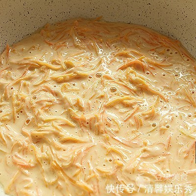 胡萝卜|南瓜胡萝卜蛋饼的做法