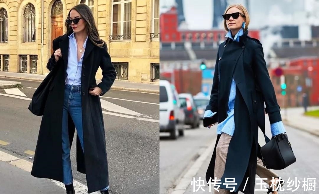 搭配 每个女人都有一件黑色大衣,学会这几种穿法,让你回头率百分百