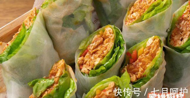 春卷皮|鸡胸肉最好吃的做法找到了！酸爽开胃，低脂低热量，清爽不油腻！