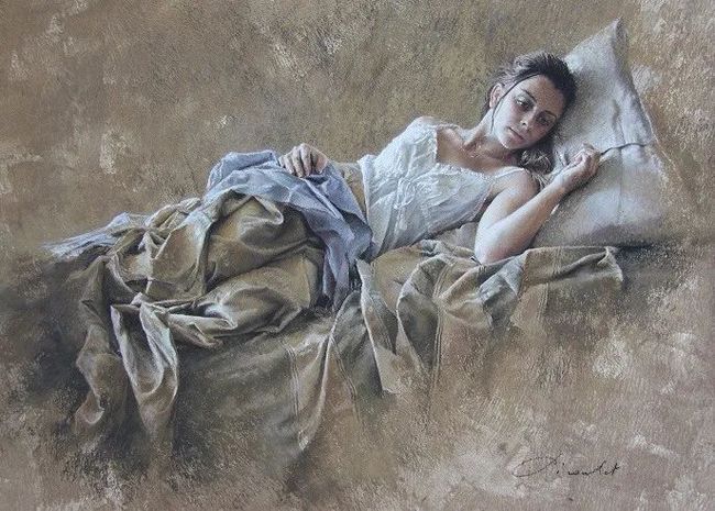 美术学院|她是大师,她的色粉画作美得令人浮想联翩!